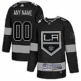 Customized Men's LA Kings With Dodgers Any Name & Number Black Adidas Jersey,baseball caps,new era cap wholesale,wholesale hats